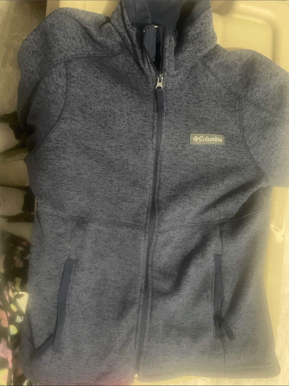Columbia Navy Full-Zip Women’s Fleece Jacket